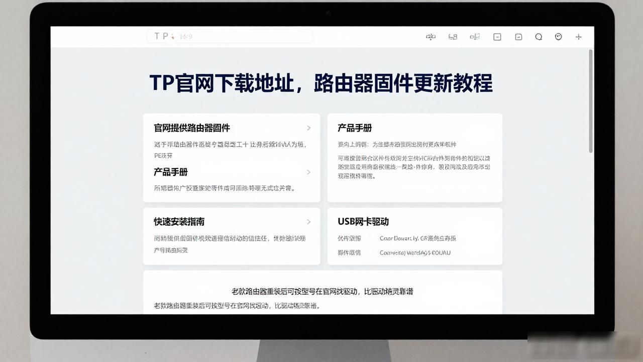 TP官网下载地址大全，路由器固件更新教程