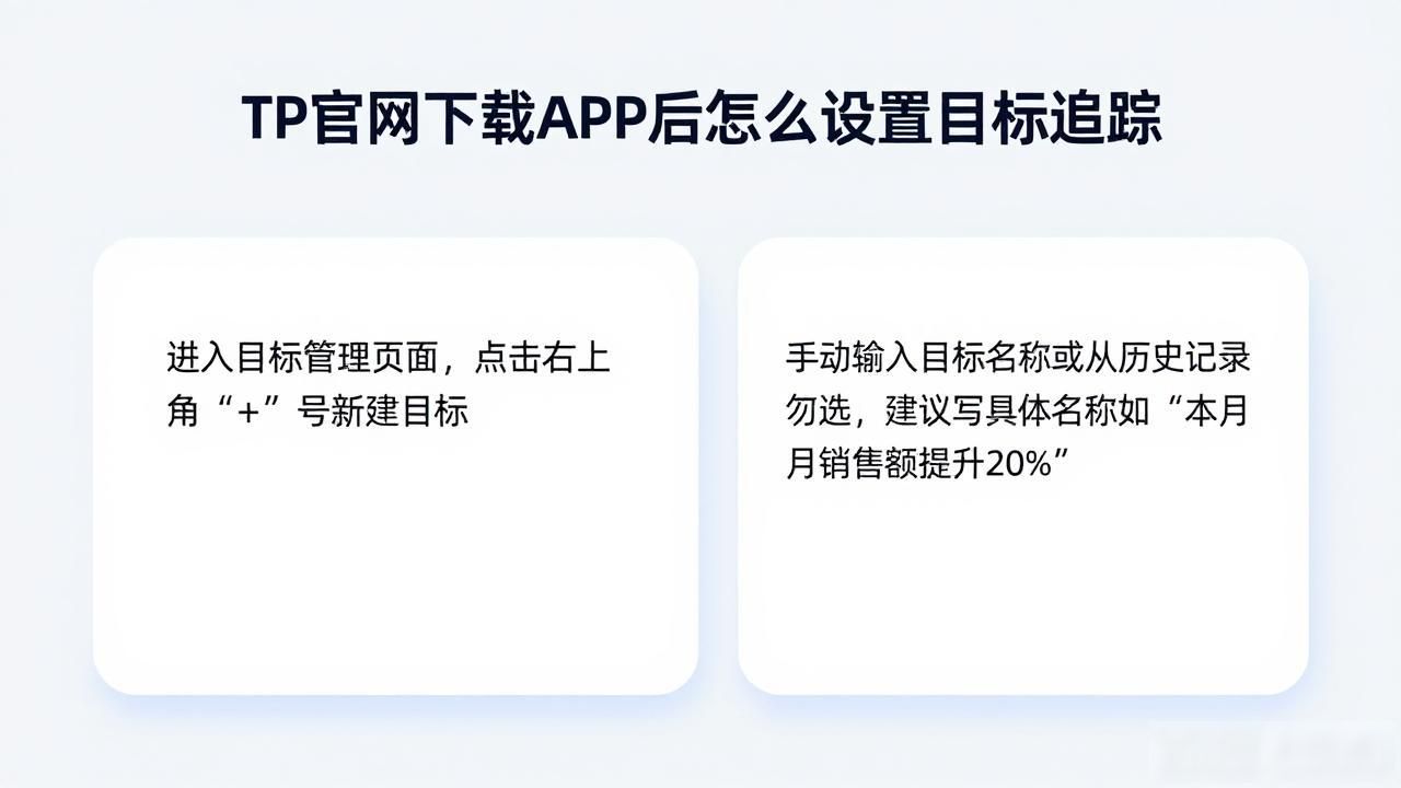 TP官方APP目标管理路径_如何在TP官方网站下载APP中实现目标追踪_下载TP官方APP目标追踪设置