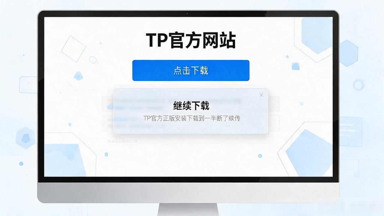 TP官方正版安装下载到一半断了？这样续传，不用从头再来
