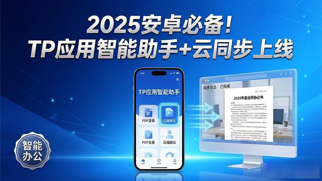 2025安卓必备！TP应用智能助手+云同步上线