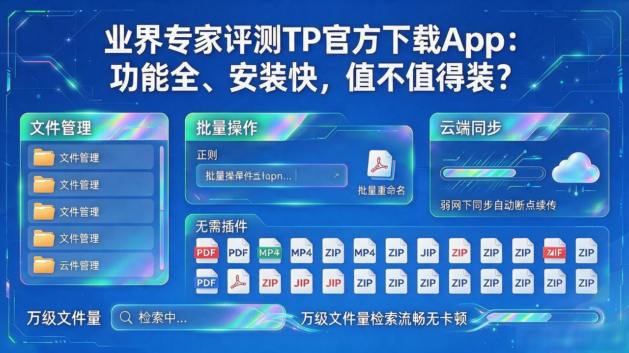 业界专家评测TP官方下载App：功能全、安装快，值不值得装