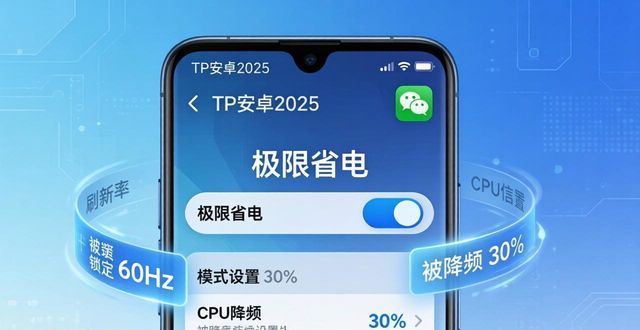 TP安卓2025省电模式 3步设置告别续航焦虑
