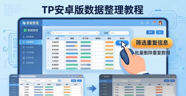 TP安卓版数据整理教程 官方正版三步搞定