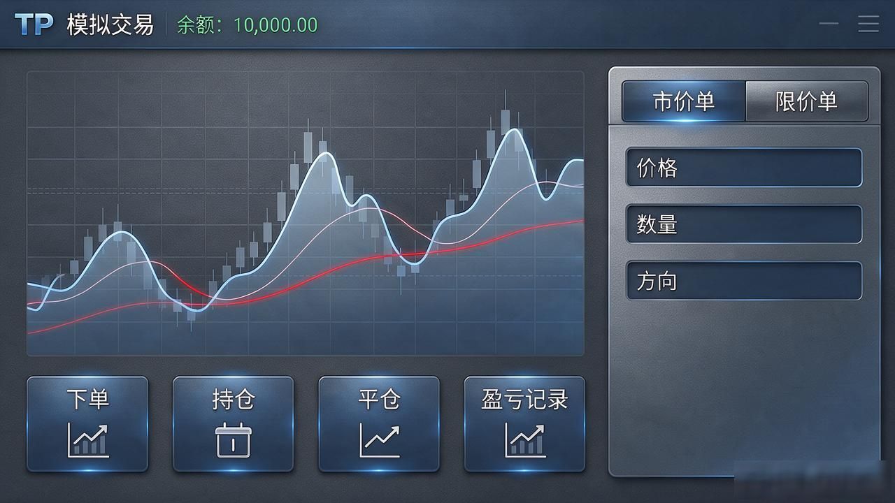 TP官方app下载后怎么开模拟交易？不亏钱就能练手，附具体操作步骤