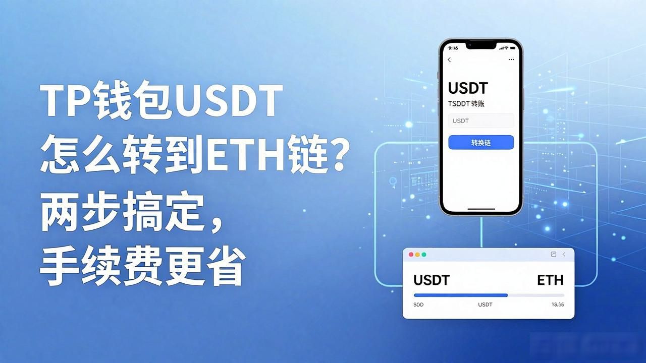 TP钱包USDT怎么转到ETH链？两步搞定，手续费更省