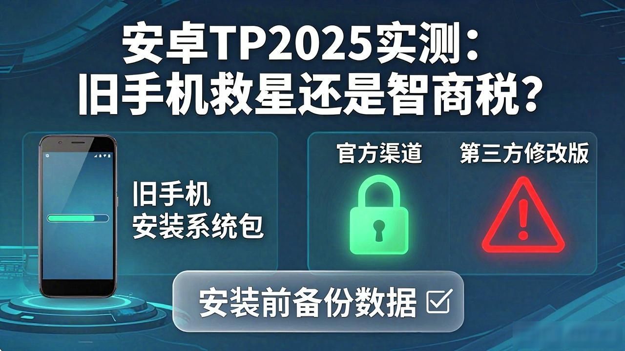 安卓TP2025实测：旧手机救星还是智商税？