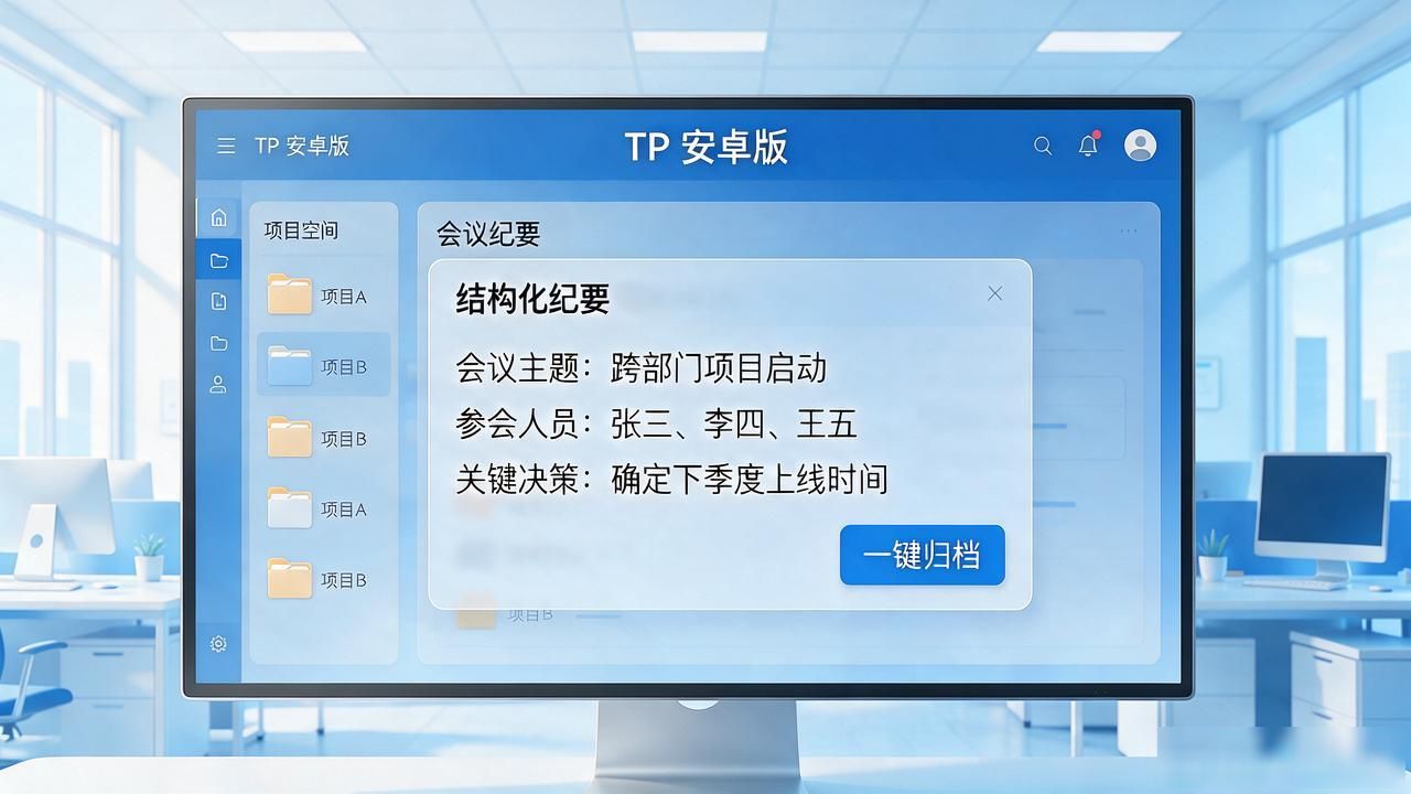 安卓端办公链路_手机第二办公桌_TP官方安卓最新版本在智能办公中的应用理念