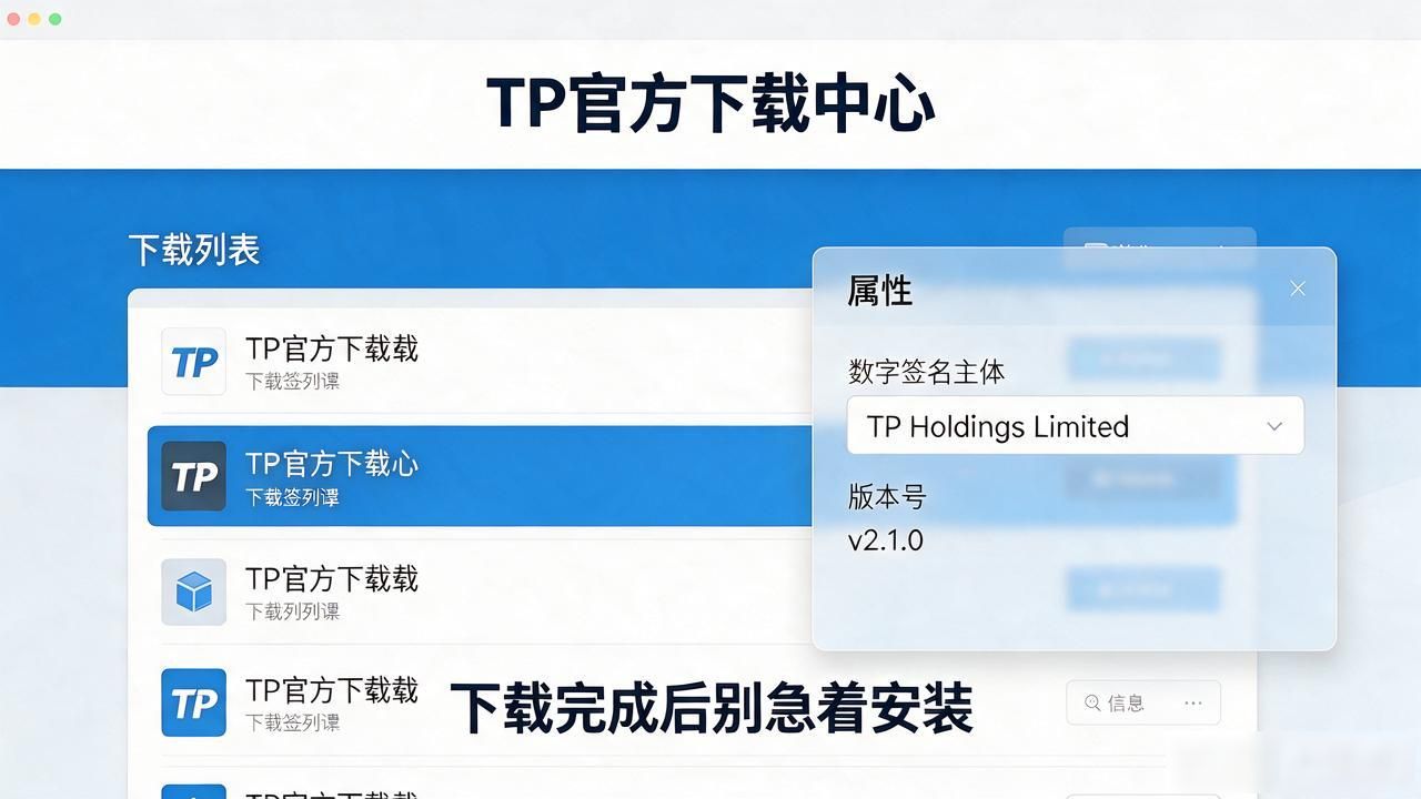 怎么通过TP官方网址下载才算正规？认准这几条行业认可不踩坑