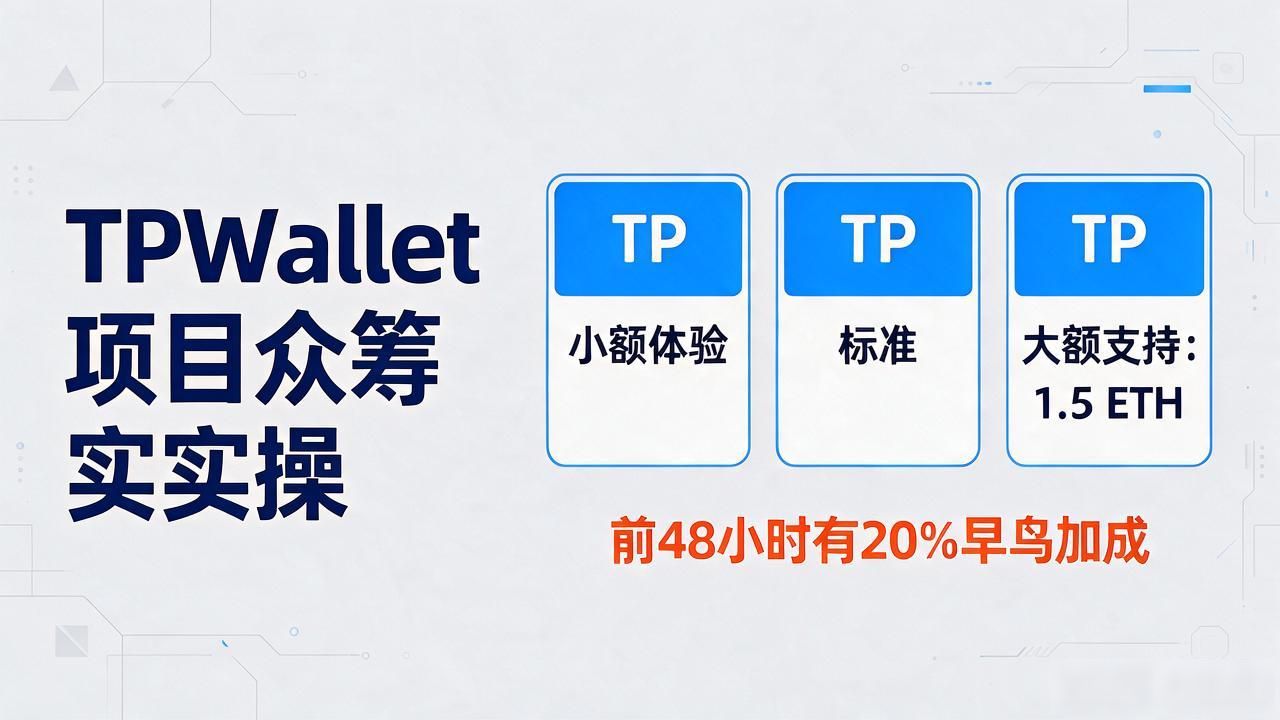 TPWallet项目众筹实操：从建钱包到募资到账，几步搞定