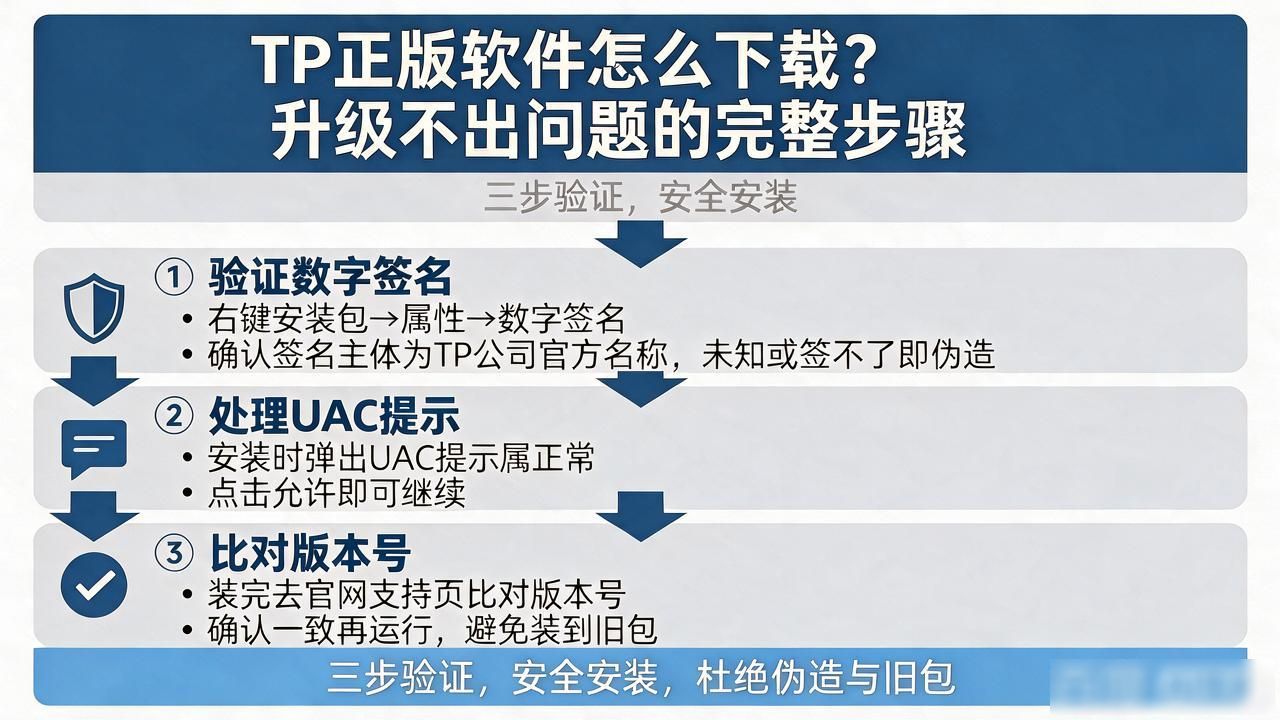 TP正版软件怎么下载？升级不出问题的完整步骤
