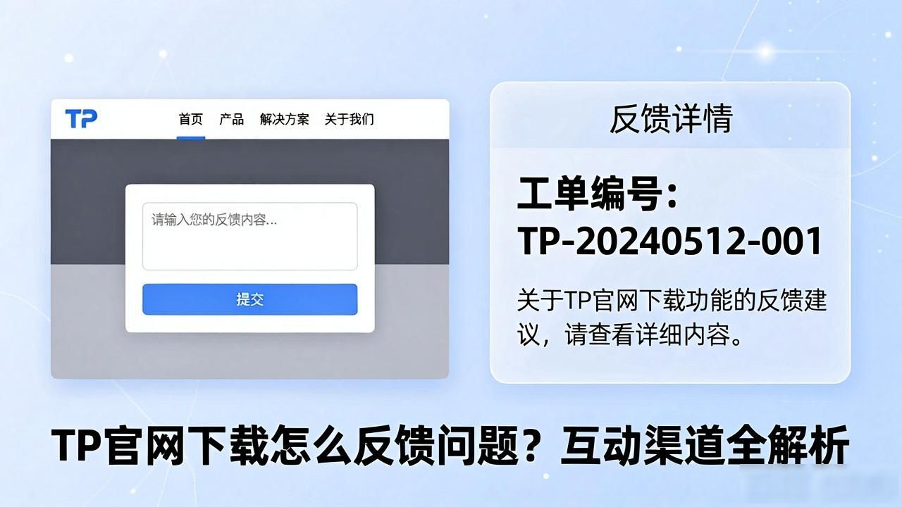 TP官网下载怎么反馈问题？互动渠道全解析