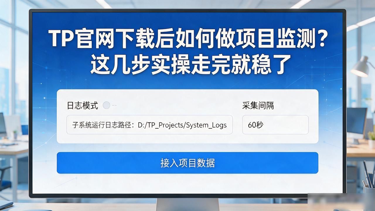 TP官网下载后如何做项目监测？这几步实操走完就稳了