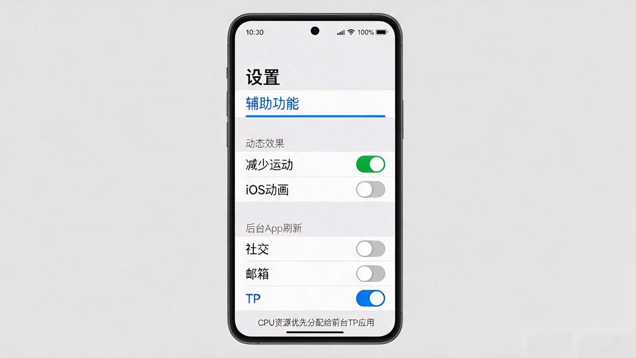 苹果手机装TP官网版后，资源配置到底怎么调才不卡