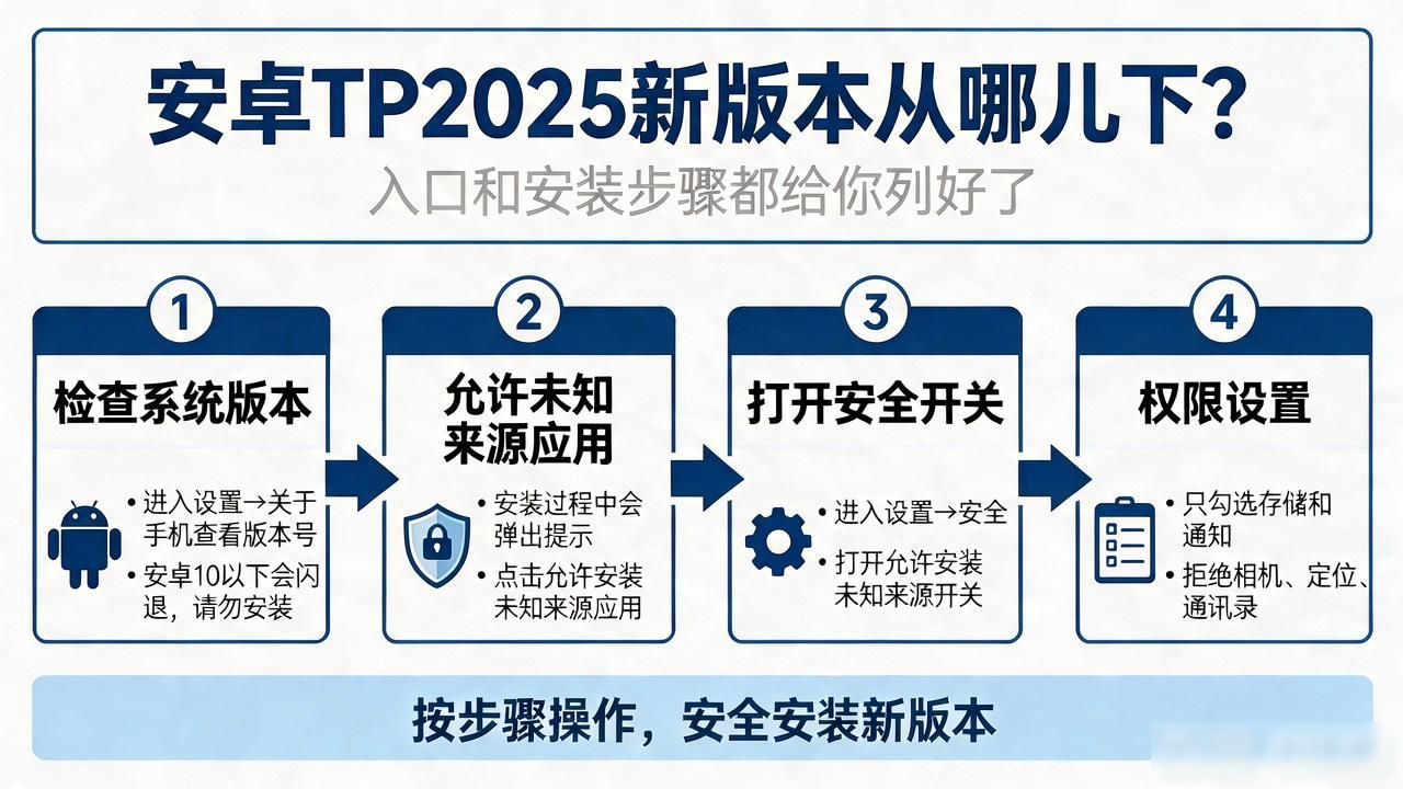 安卓TP2025新版本从哪儿下？入口和安装步骤都给你列好了