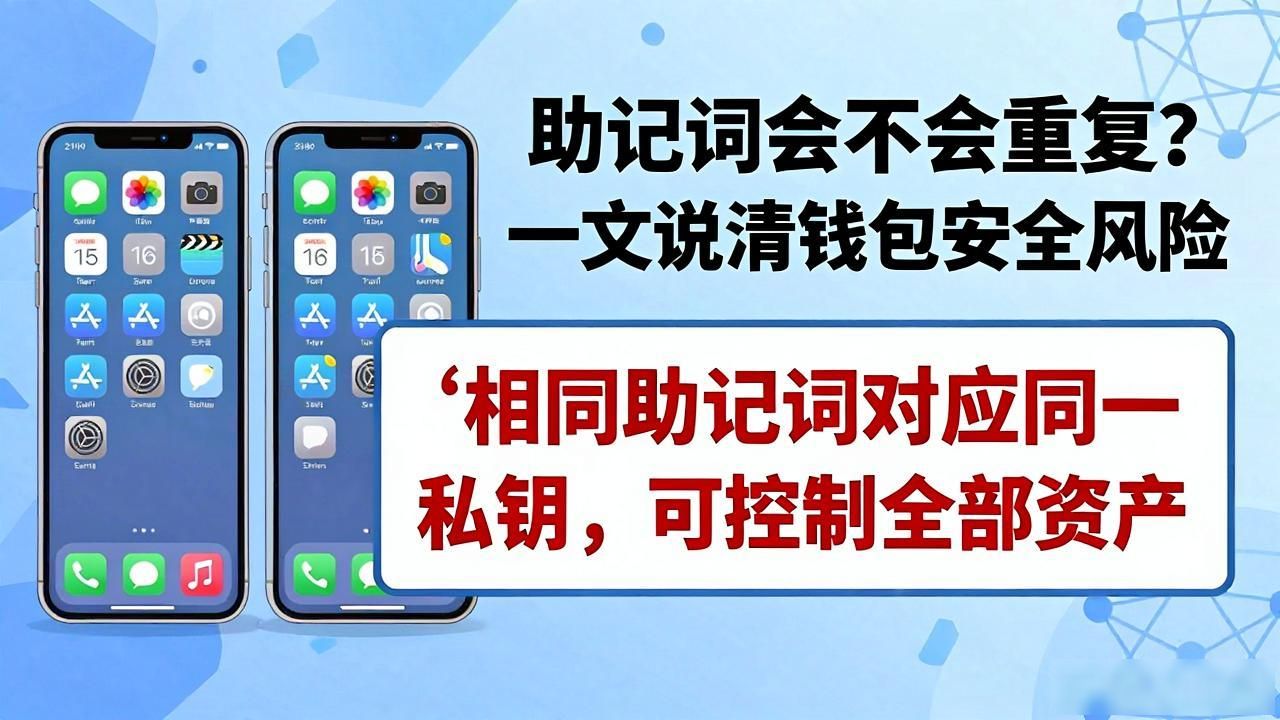 助记词会不会重复？一文说清钱包安全风险