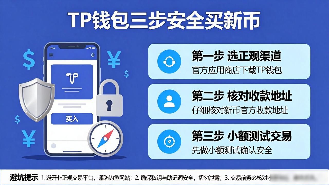 TP钱包新手必看：三步安全买入新币，避坑指南