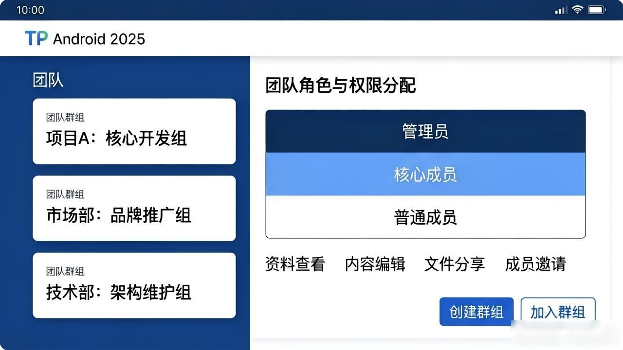 团队协作工具配置_TP应用2025版本团队功能_如何用TP官方下载安卓最新版本2025实现团队协作