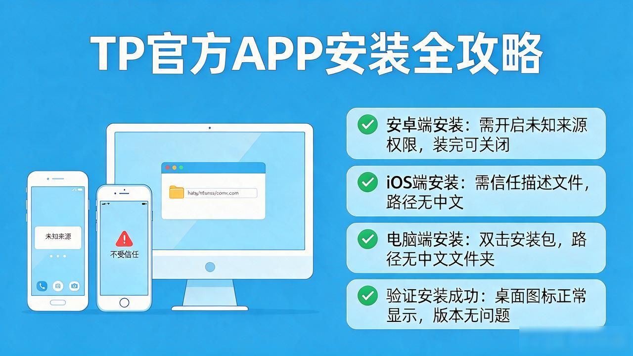 TP官方APP下载安装全攻略：找对入口、选对版本，新手也能一次装好