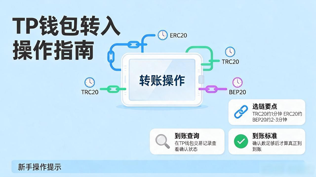 tp钱包转入怎么操作？选链、填地址、确认到账，新手别走弯路