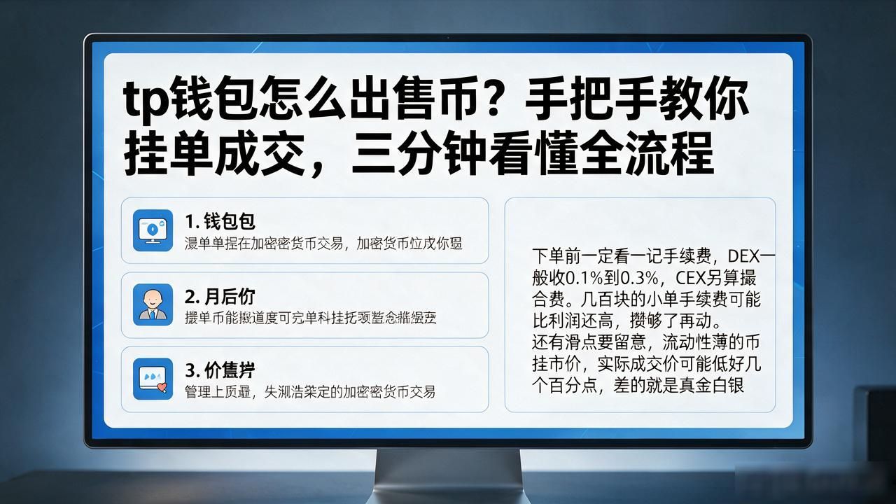 tp钱包怎么出售币？手把手教你挂单成交，三分钟看懂全流程