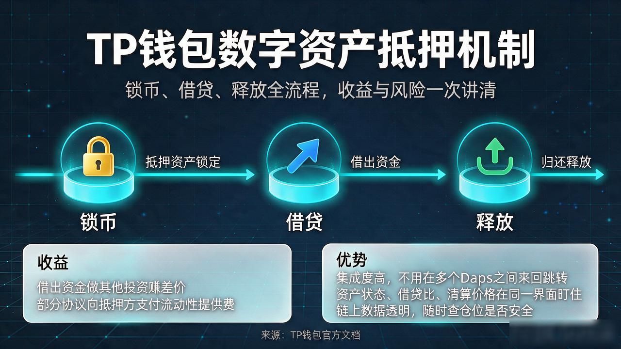 TP钱包数字资产抵押机制详解_TP钱包的数字资产抵押机制_DeFi质押借贷操作流程与风险防控