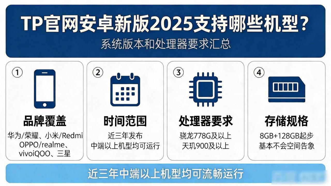 TP官网安卓新版2025支持哪些机型？系统版本和处理器要求汇总
