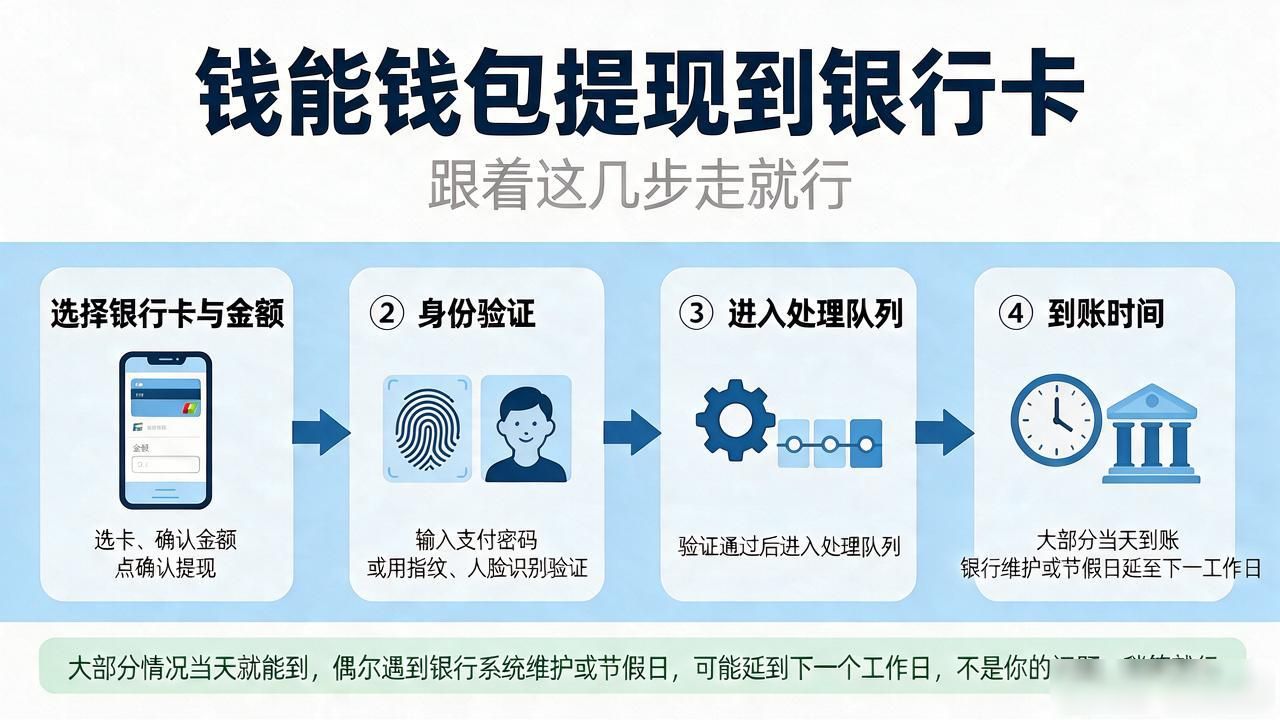 钱能钱包提现到银行卡，跟着这几步走就行