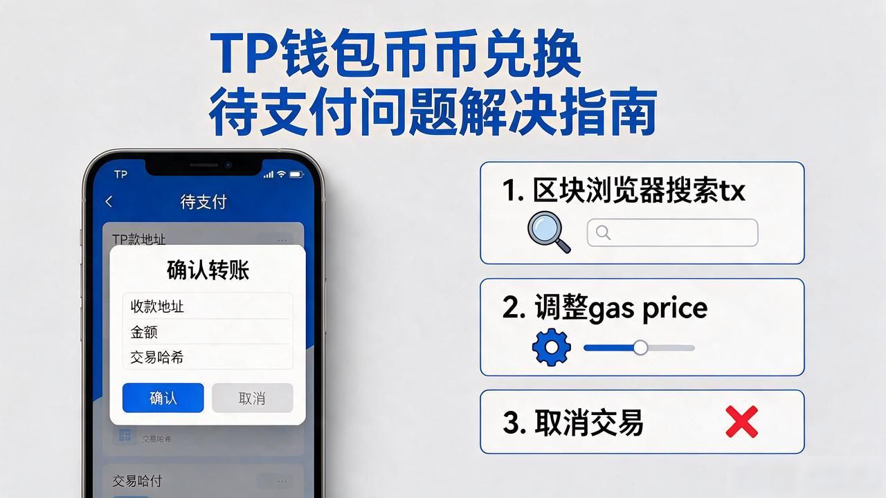 TP钱包币币兑换卡在待支付？原因和解决办法一次说清
