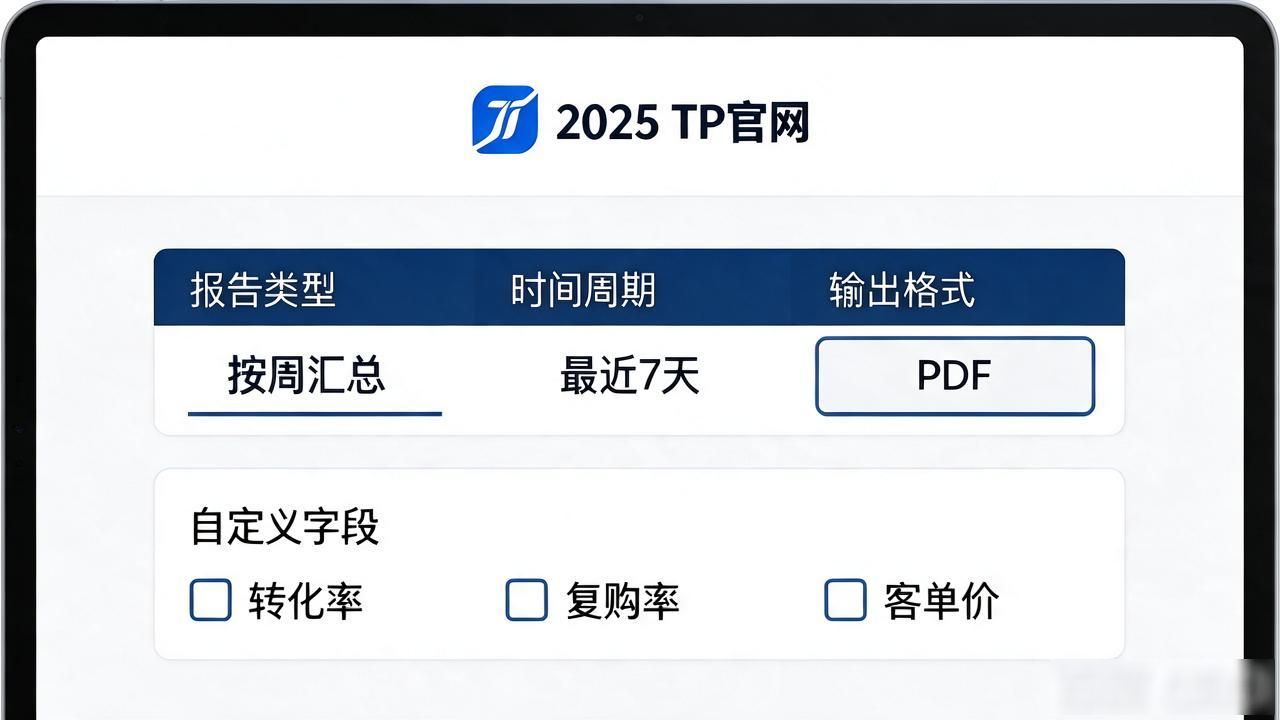 2025 TP官网数据报告设置教程，跟着走就行